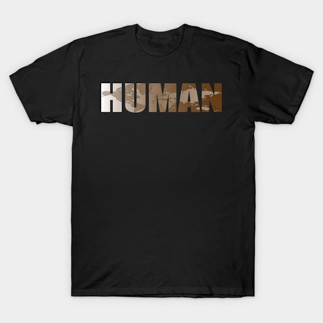 Human Mensch Shirt T-Shirt by RRDESIGN